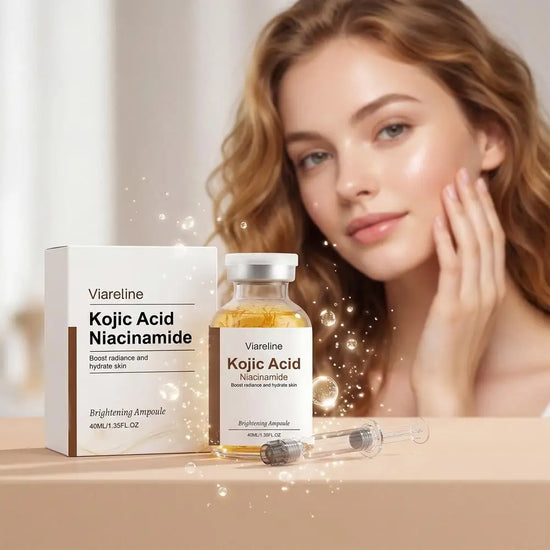 Korean Skin Care Ampoule Kojic Acid Niacinamide Face Serum Deep Moisturizing Hydrating Nourishing Brightening Skin Essence