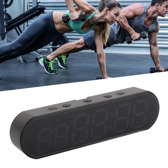 Gym Timer Alarm Clock Gym Timer Portable Gym Timer Multifunctional 1000mAh USB Fitness Sports Interval Workout Timer Alarm Clock
