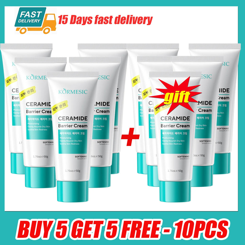 Ceramide Moisturizing Face Cream Skin Barrier Smoothing Firming Deep Nourishing Face Body  Beauty Skin Care Korean Cosmetics