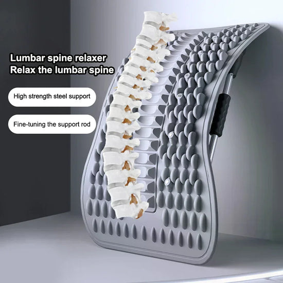 Fitness Oriented Adjustable Back Stretcher; Beneficial For Yoga Practices; Waist And Neck Massager With Spine Support