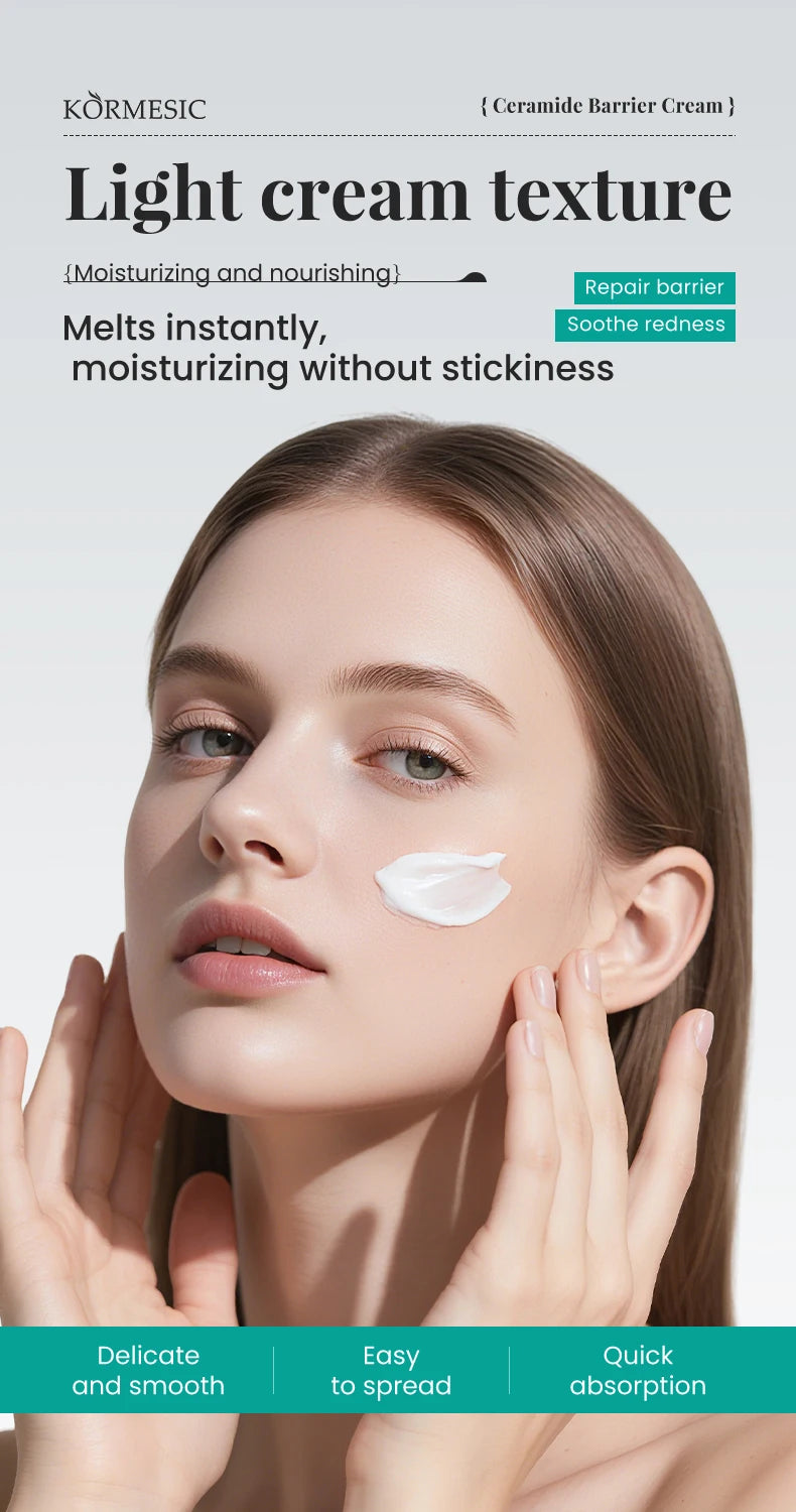 Ceramide Moisturizing Face Cream Skin Barrier Smoothing Firming Deep Nourishing Face Body  Beauty Skin Care Korean Cosmetics