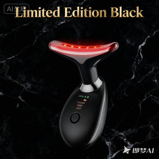 Face and Neck Massager Tools, Portable Facial Beauty Device,Facial Massager with 7 Color LED Lights for Skin Care