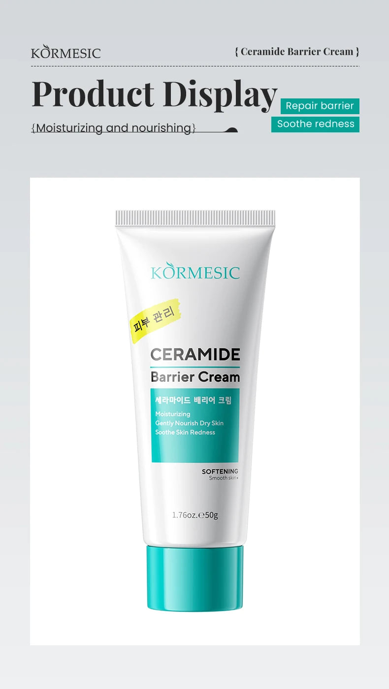 Ceramide Moisturizing Face Cream Skin Barrier Smoothing Firming Deep Nourishing Face Body  Beauty Skin Care Korean Cosmetics