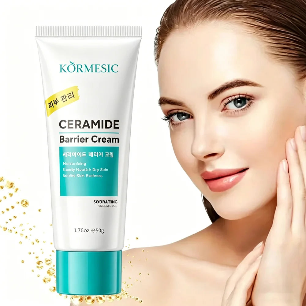 Ceramide Moisturizing Face Cream Skin Barrier Smoothing Firming Deep Nourishing Face Body  Beauty Skin Care Korean Cosmetics